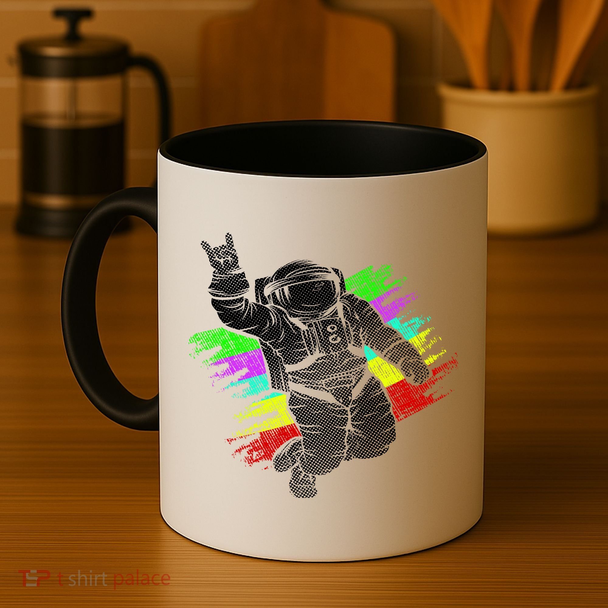 Trippy Astronaut Coffee Mug
