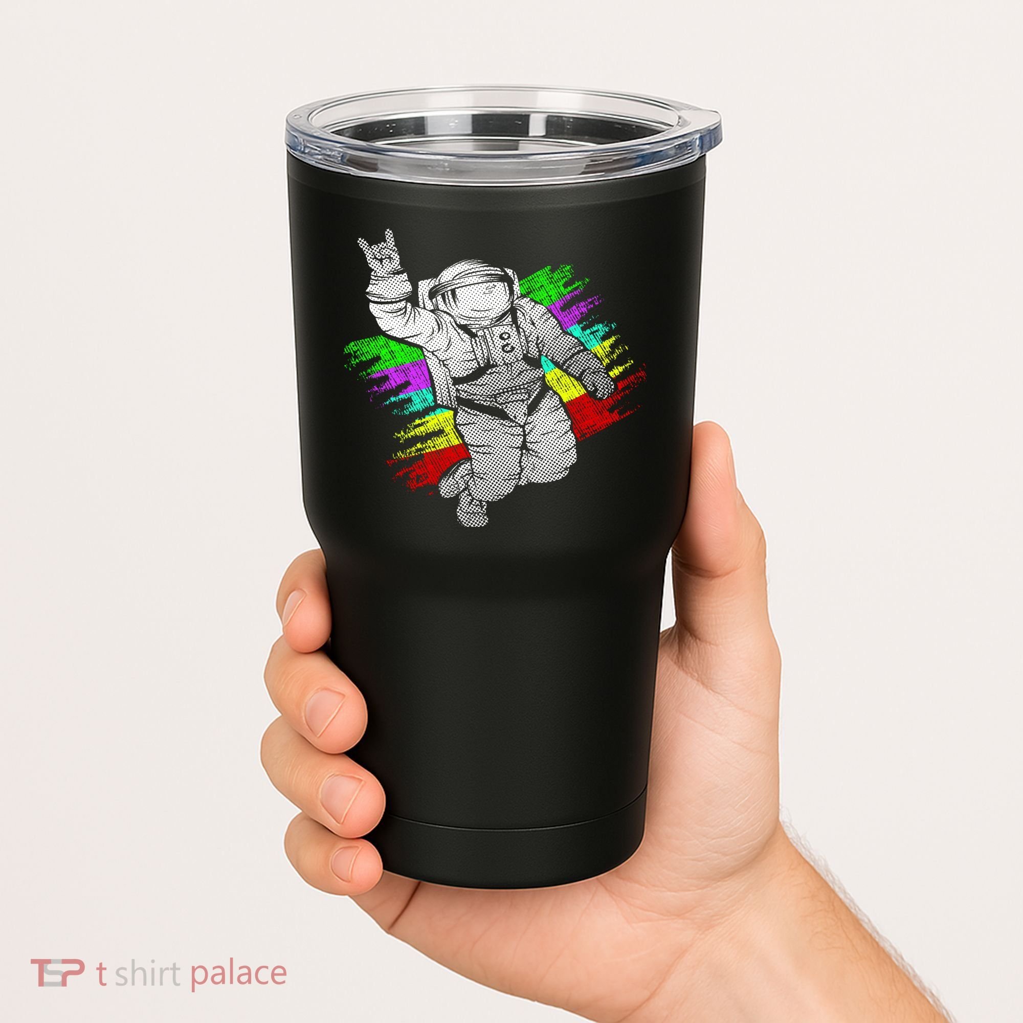 Trippy Astronaut Tumbler