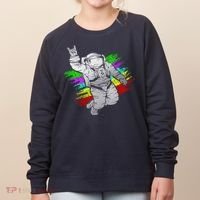 Trippy Astronaut Women's Sweatshirt thumb 0