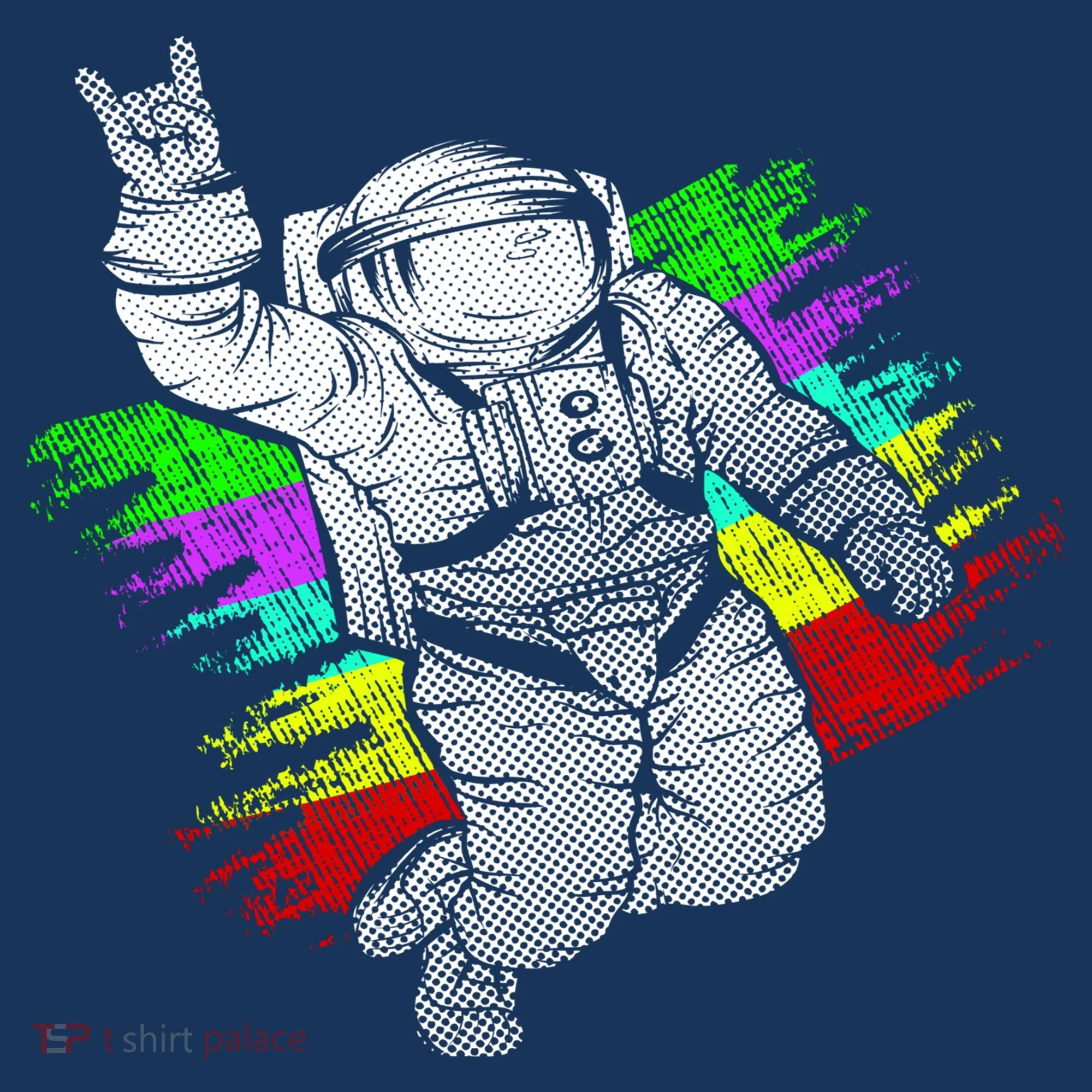 Trippy Astronaut Doggie Tank