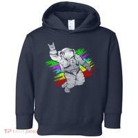 Trippy Astronaut Toddler Hoodie thumb 0