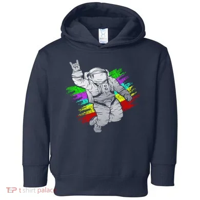 Trippy Astronaut Toddler Hoodie