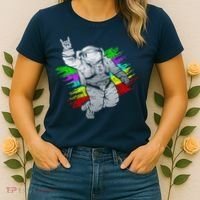 Trippy Astronaut Women's T-Shirt thumb 2