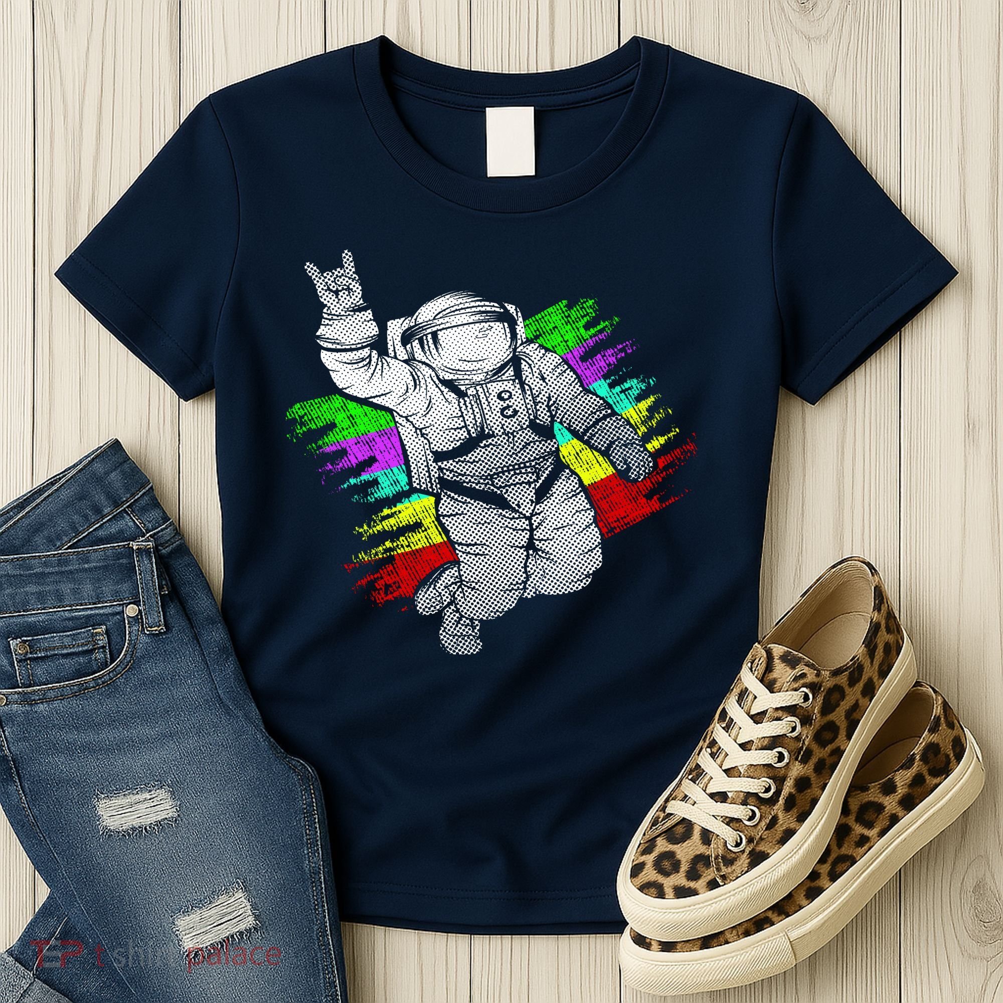 Trippy Astronaut Women's T-Shirt