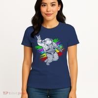 Trippy Astronaut Women's T-Shirt thumb 4