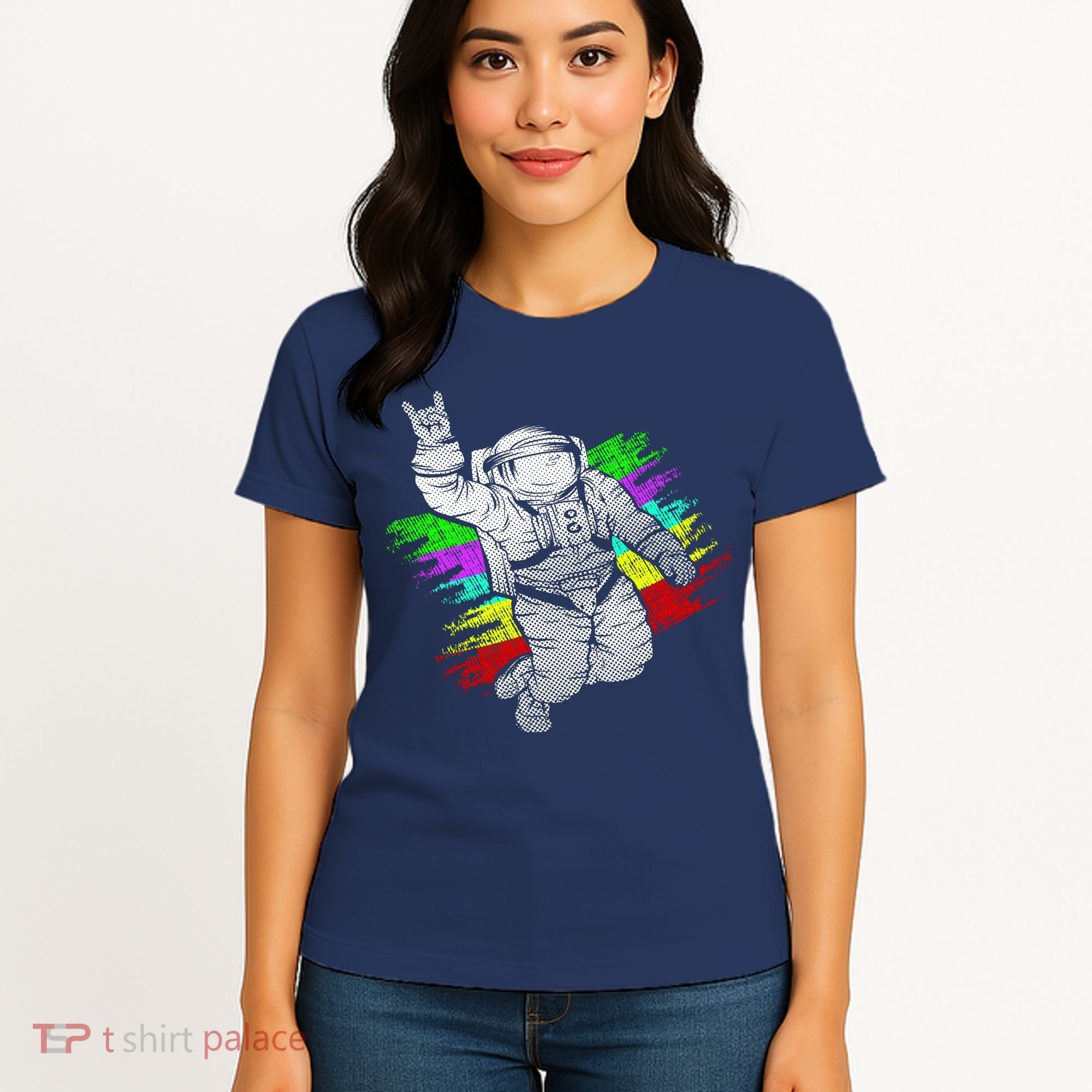 Trippy Astronaut Women's T-Shirt