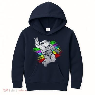 Trippy Astronaut Kids Hoodie