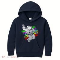 Trippy Astronaut Kids Hoodie thumb 0