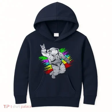 Trippy Astronaut Kids Hoodie