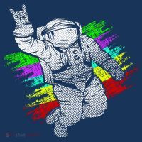 Trippy Astronaut Tote Bag thumb 4