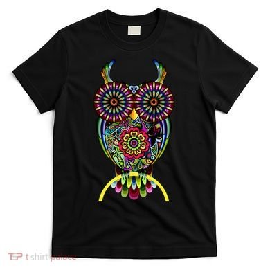 Trippy Big Eyed Owl T-Shirt