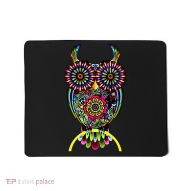 Trippy Big Eyed Owl Mousepad