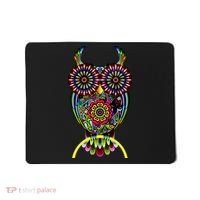 Trippy Big Eyed Owl Mousepad thumb 0