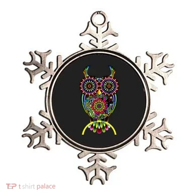 Trippy Big Eyed Owl Ornament