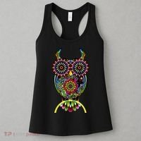 Trippy Big Eyed Owl Women's Tank Top thumb 3