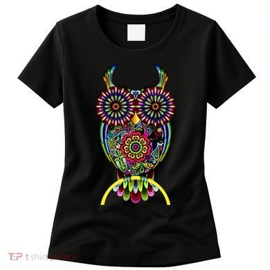 Trippy Big Eyed Owl Women's T-Shirt