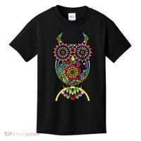 Trippy Big Eyed Owl Kids T-Shirt thumb 0