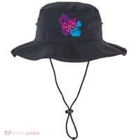 Trippy Cat Face Bucket Hat thumb 0
