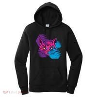 Trippy Cat Face Women's Hoodie thumb 0