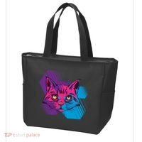 Trippy Cat Face Tote Bag thumb 3