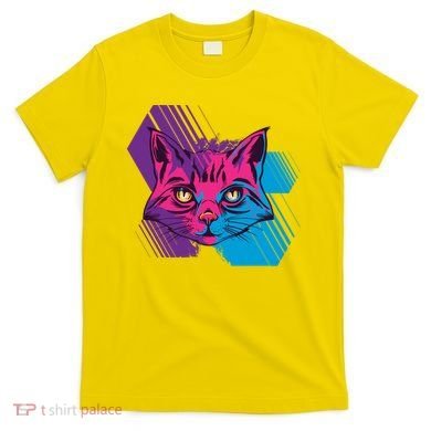 Trippy Cat Face T-Shirt
