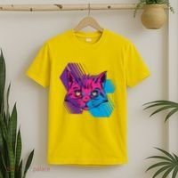 Trippy Cat Face T-Shirt thumb 2