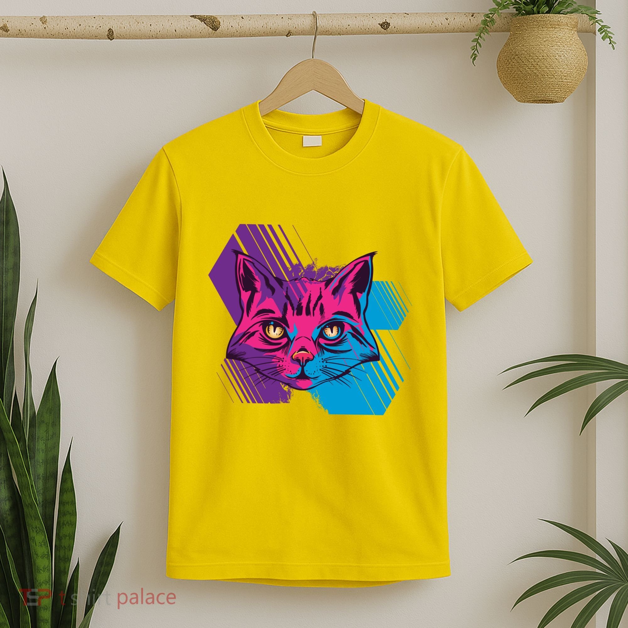 Trippy Cat Face T-Shirt