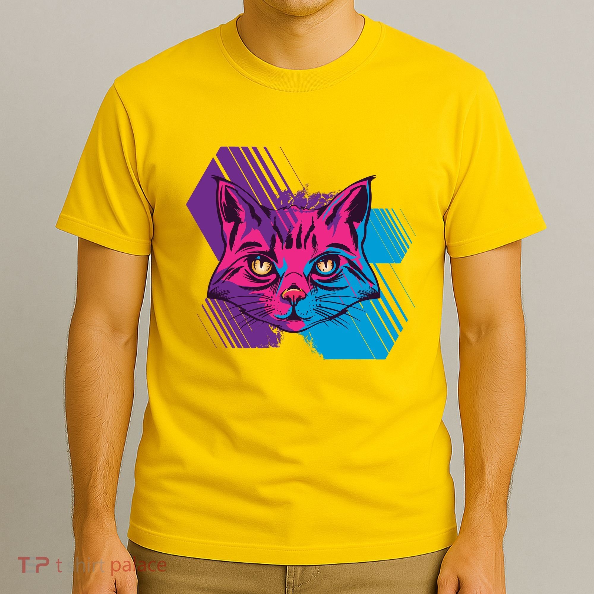 Trippy Cat Face T-Shirt
