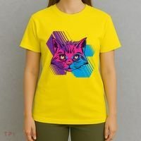 Trippy Cat Face T-Shirt thumb 4