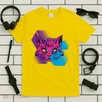 Trippy Cat Face T-Shirt thumb 5