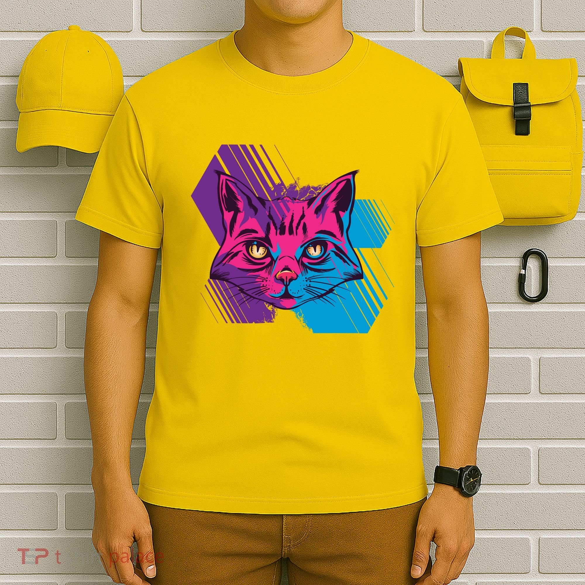 Trippy Cat Face T-Shirt