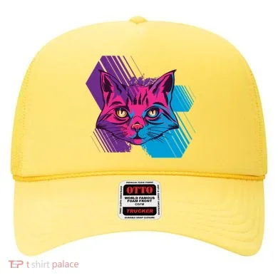 Trippy Cat Face Hat