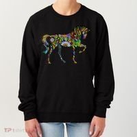 Trippy Cheerful Horse Women's Sweatshirt thumb 0