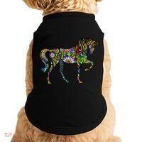 Trippy Cheerful Horse Doggie Tank thumb 0