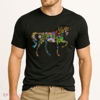 Trippy Cheerful Horse Cooling Performance Crew T-Shirt thumb 2