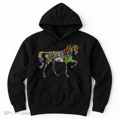 Trippy Cheerful Horse Hoodie