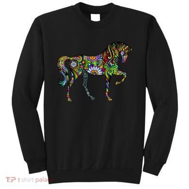 Trippy Cheerful Horse Sweatshirt