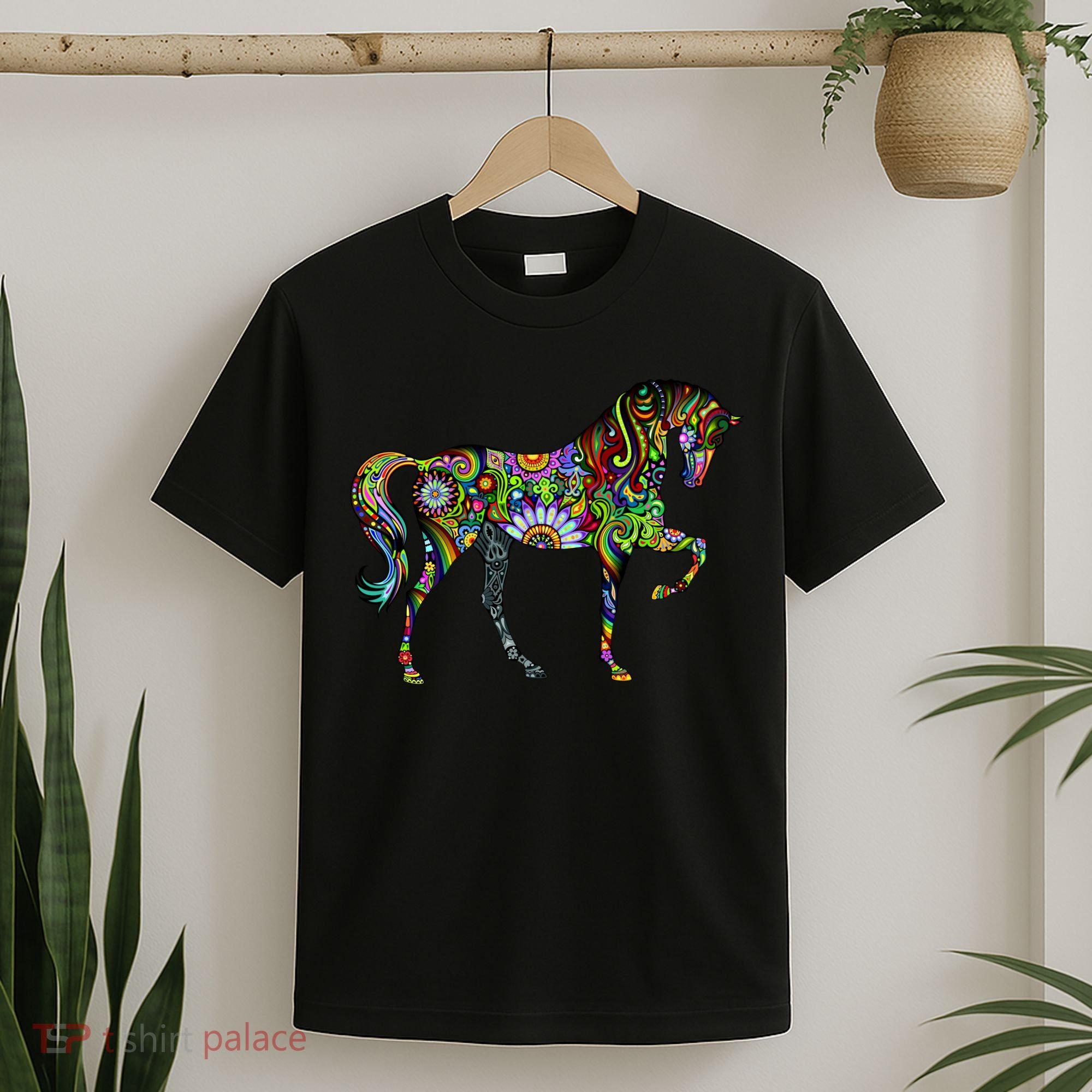 Trippy Cheerful Horse T-Shirt