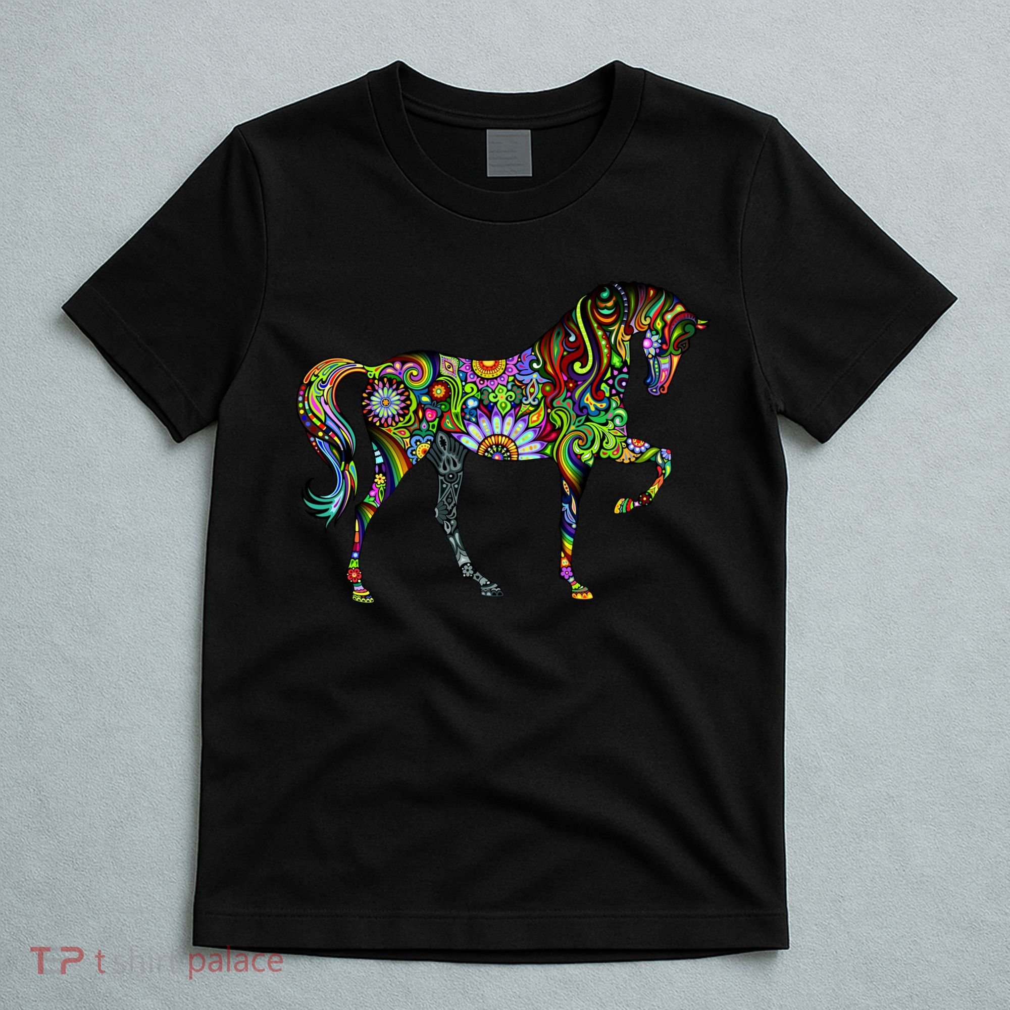 Trippy Cheerful Horse T-Shirt