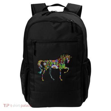 Trippy Cheerful Horse Backpack