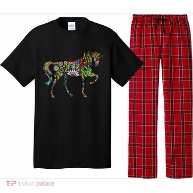 Trippy Cheerful Horse Pajama Set