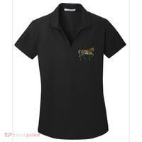 Trippy Cheerful Horse Women's Dry Zone Grid Polo thumb 0