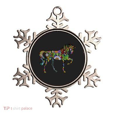Trippy Cheerful Horse Ornament