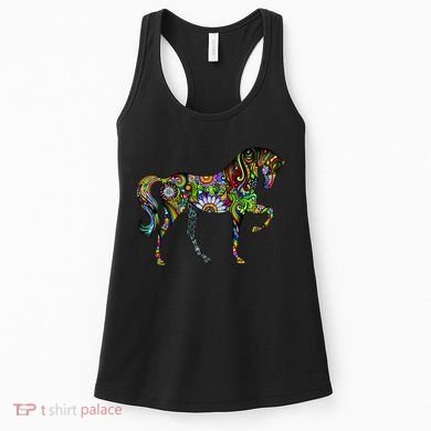 Trippy Cheerful Horse Women's Tank Top