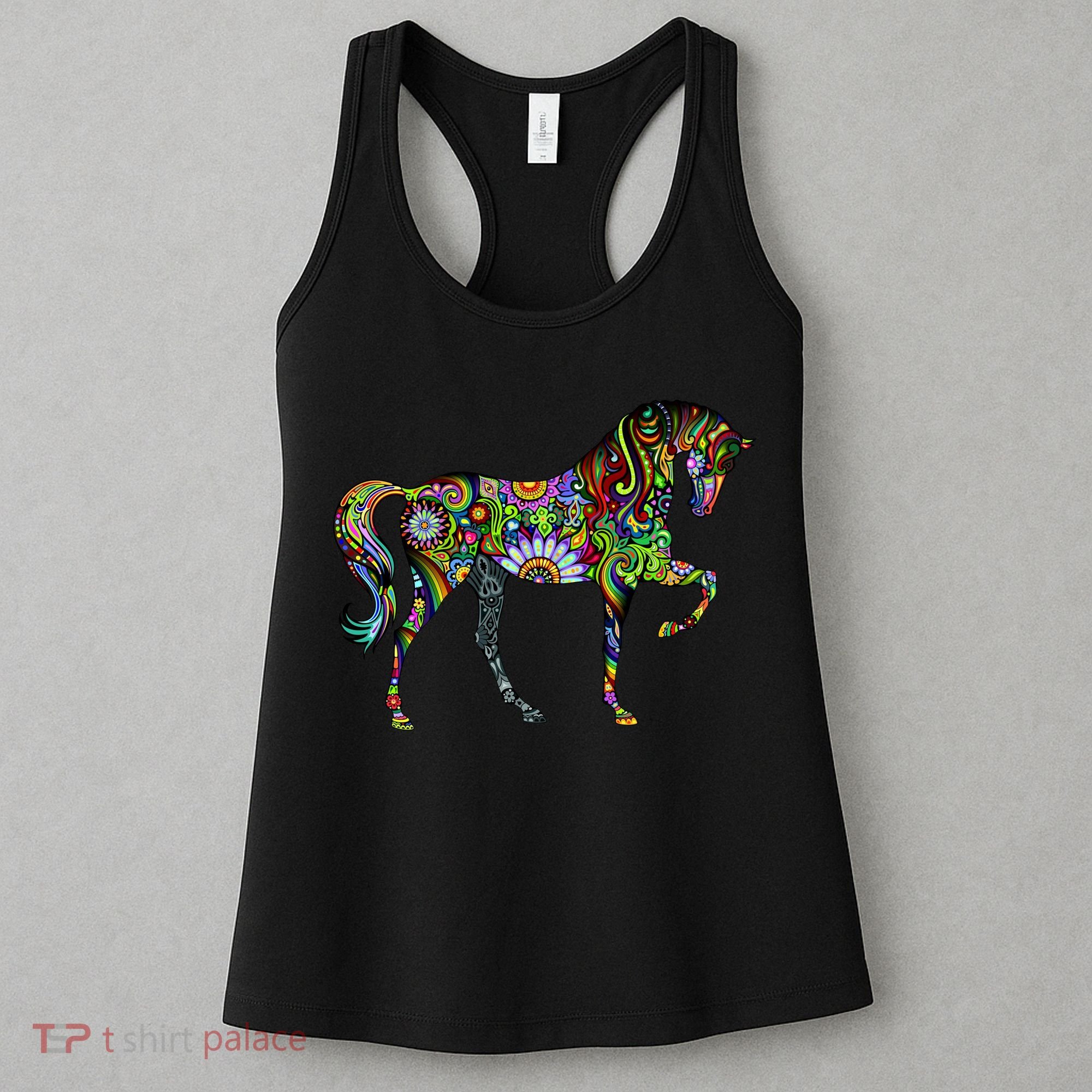Trippy Cheerful Horse Women's Tank Top