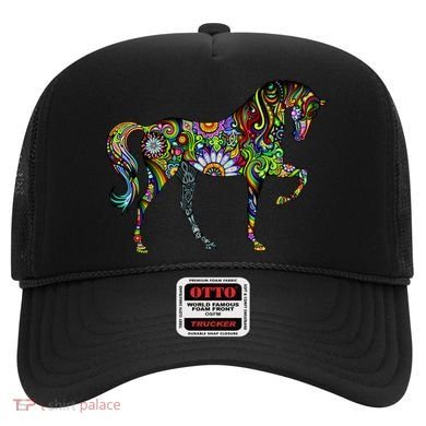 Trippy Cheerful Horse Hat