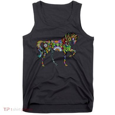 Trippy Cheerful Horse Tank Top