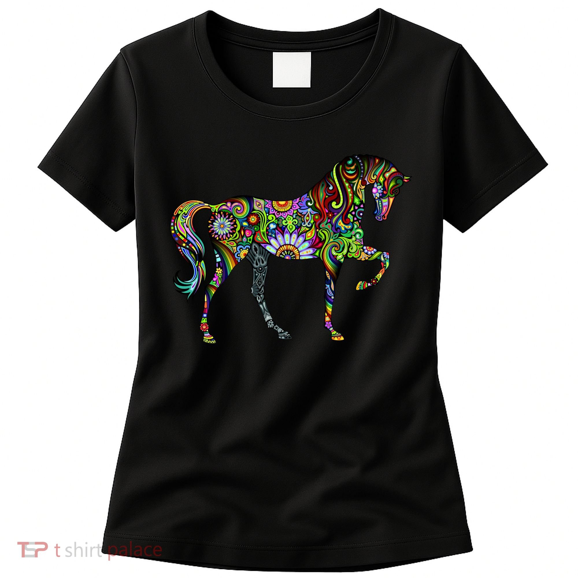 Trippy Cheerful Horse Women's T-Shirt