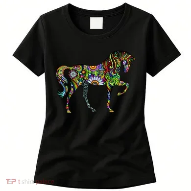 Trippy Cheerful Horse Women's T-Shirt