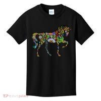 Trippy Cheerful Horse Kids T-Shirt thumb 0